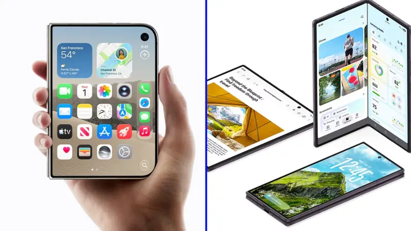 Samsung ‘trollea’ a Apple: iPhone Duo vs. Galaxy Z Fold 8 Ultra, ¿cuál tiene mejor pantalla?