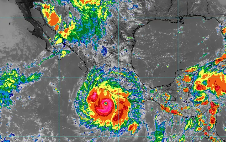 Amenaza huracán Polo a Guerrero con lluvias torrenciales: Meteorológico