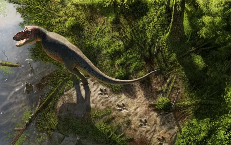Un T. rex pasó por aquí: un profesor encuentra huellas excepcionales en Dakota del Norte