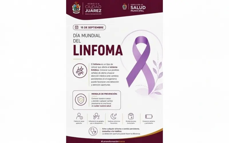 Exhortan a prevenir el linfoma por medio de chequeos médicos