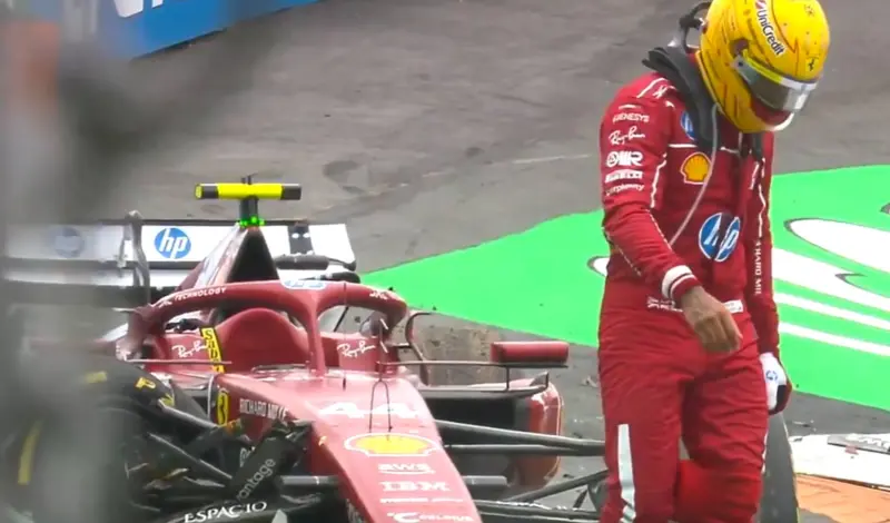 Hamilton rueda en Imola con Ferrari pensando en el cierre del Mundial de F1