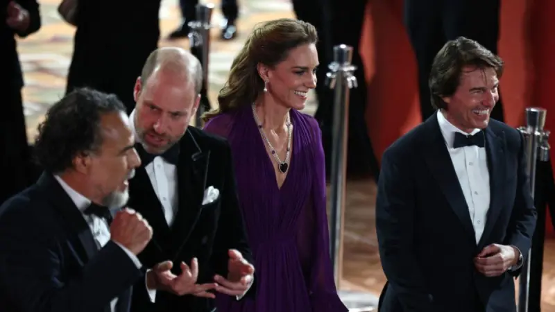 Las joyas históricas con las que Kate Middleton deslumbró en el estreno de 'Digger' junto a Tom Cruise