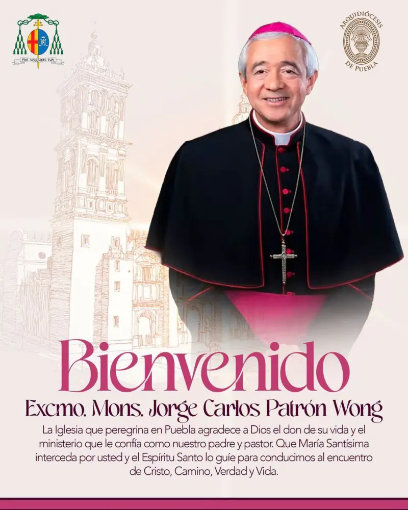 ¿Quién es Jorge Carlos Patrón Wong, nuevo arzobispo de Puebla?