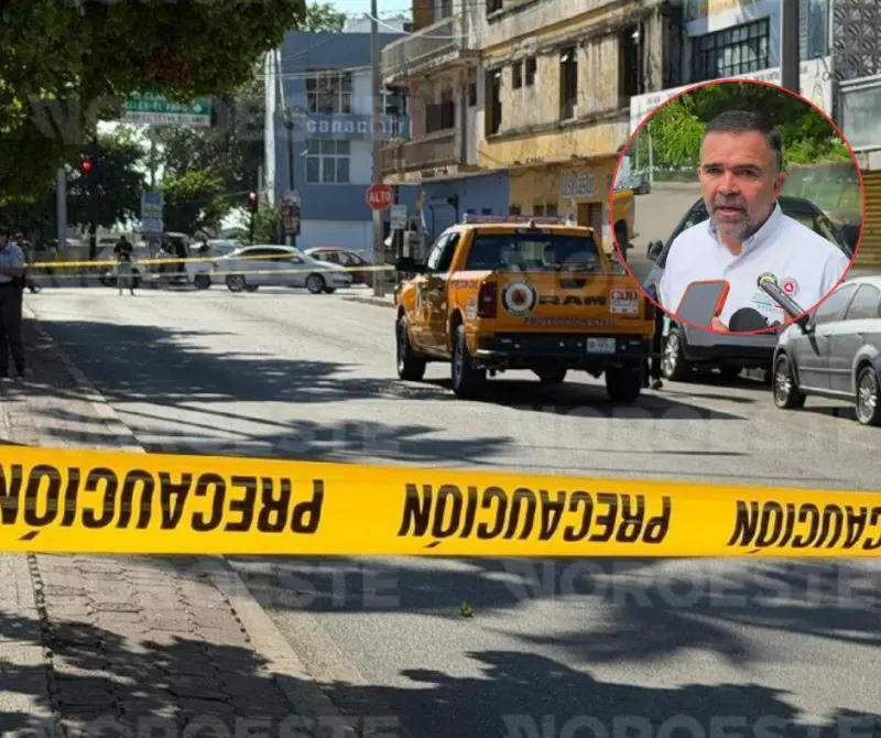 Atacan a balazos a director de Protección Civil de Mazatlán en la colonia Montuosa