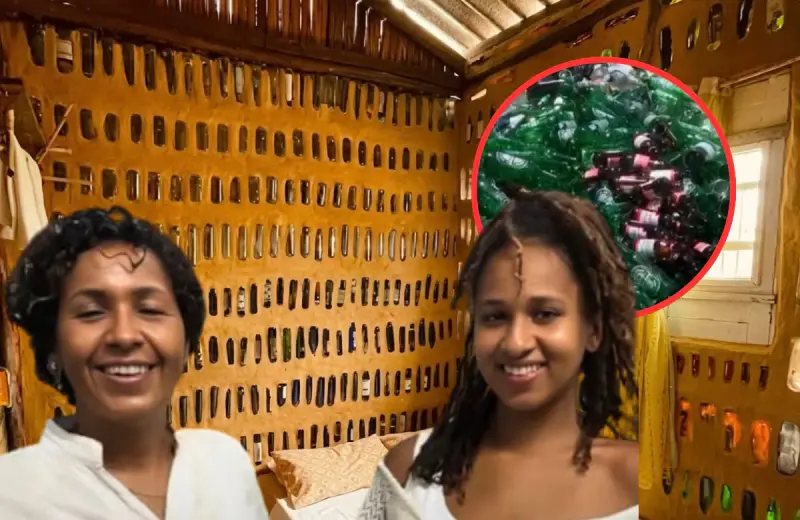 Madre e hija convierten miles de botellas de vidrio que quedaban abandonadas en las playas de Brasil en los muros de una casa, después de casi dos años de recolección y trabajo, y ahora permiten conocer el proyecto: ¿Cómo lo hicieron?
