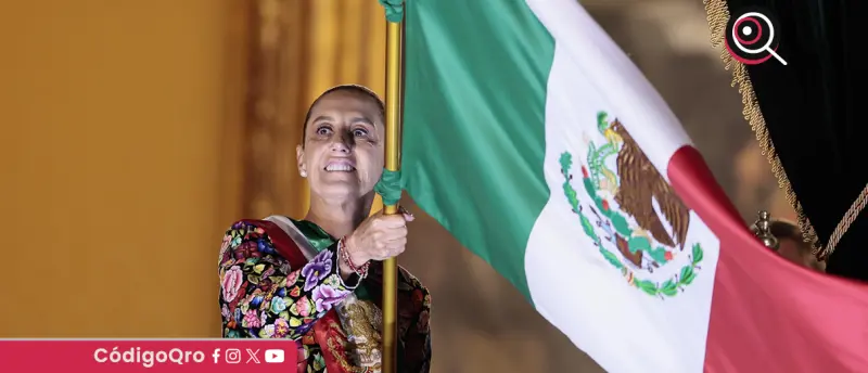 Sheinbaum apela a soberanía nacional en segundo Grito de Independencia
