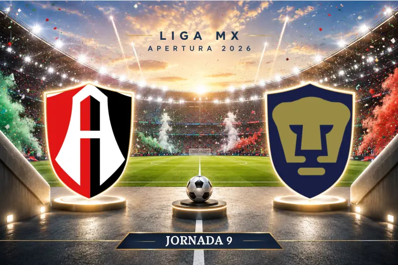 Atlas vs. Pumas: ¿Dónde y a qué hora ver en México el juego de la fecha 9?