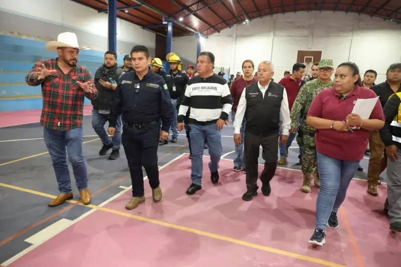 Fortalecen refugios por lluvias en Sierra Norte