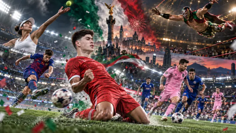 Esta es la agenda deportiva del 16 de septiembre: mexicanos en Europa, tenis, lucha libre y más