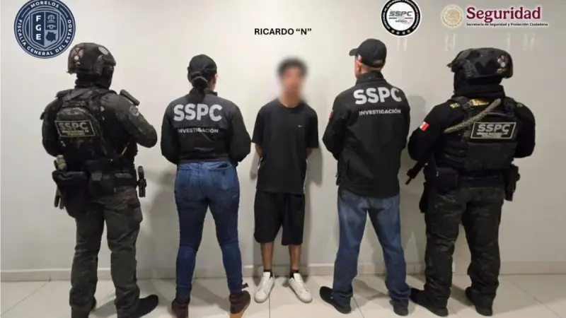 Capturan a Ricardo ‘N’, presunto feminicida de Andrea Maylin en Morelos, tras más de un año prófugo