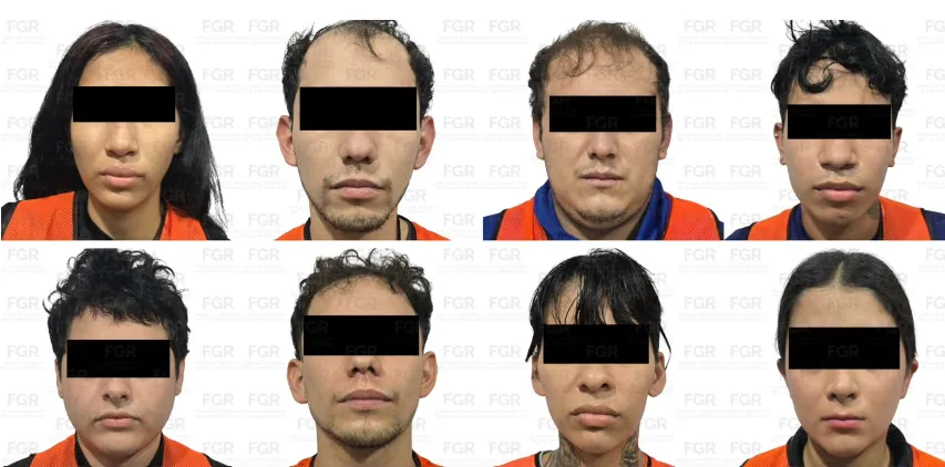 Procesan a 8 detenidos con armamento y narcóticos en Tabasco