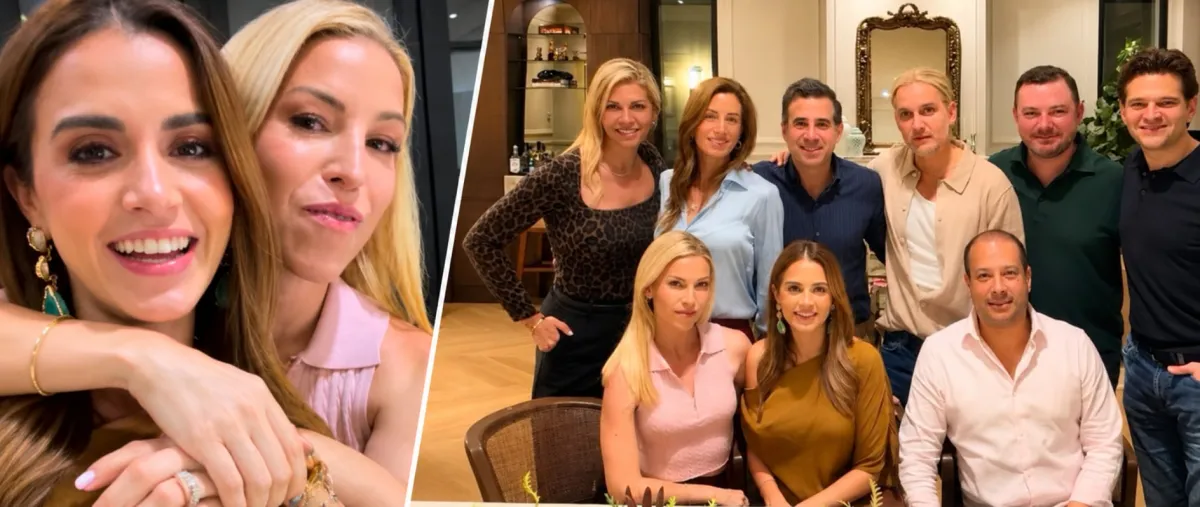 Andy Benavides y Lorena de la Garza comparten cena y se intercambian elogios