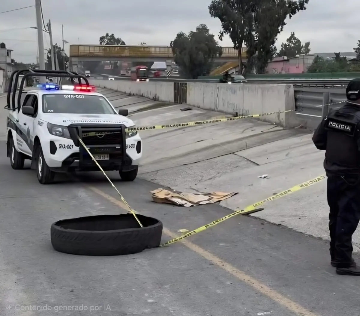 Muere hombre atropellado y mutilado en la México-Pachuca