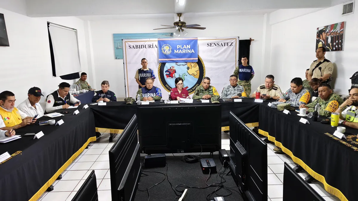 Activan operativo federal en Mazatlán ante pronóstico de impacto del huracán Simon