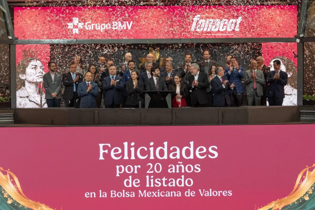 Celebra Fonacot 20 años como emisor de bonos en el Mercado de Valores de México