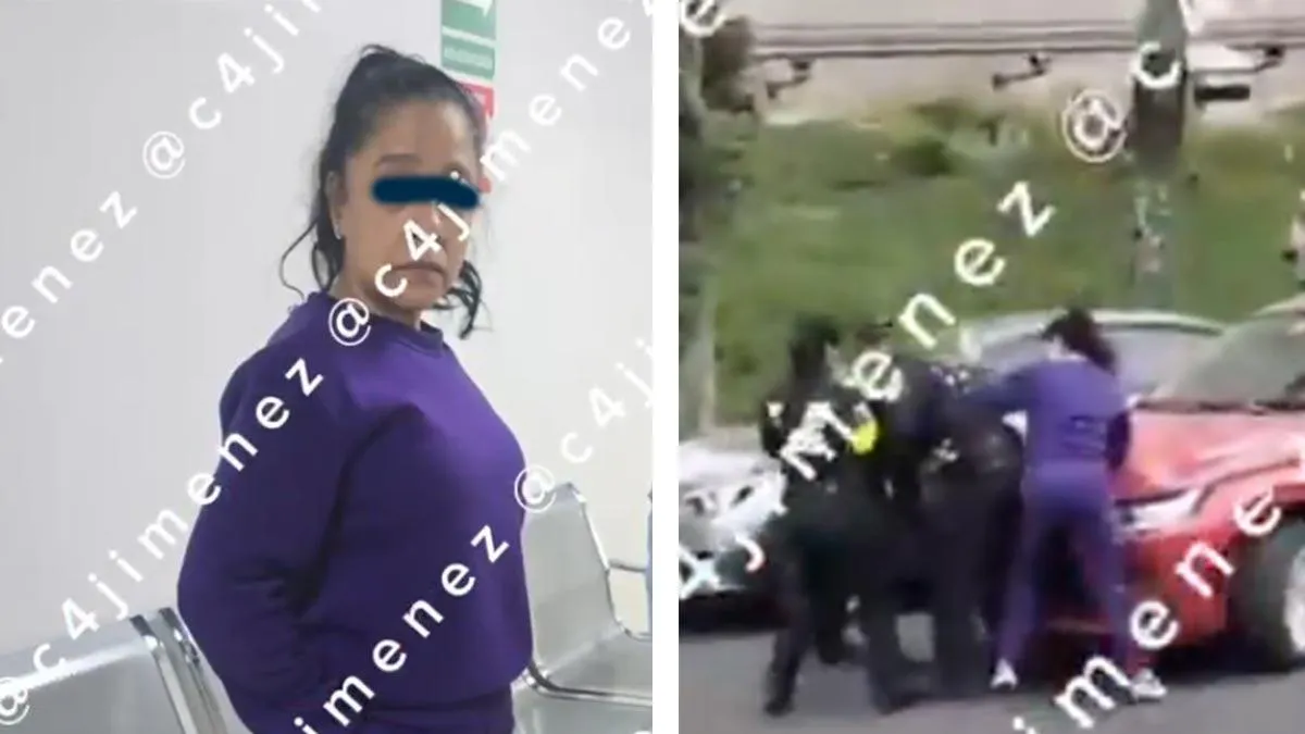 Mujer muerde a policía de Tránsito en CDMX ¿por qué lo hizo?