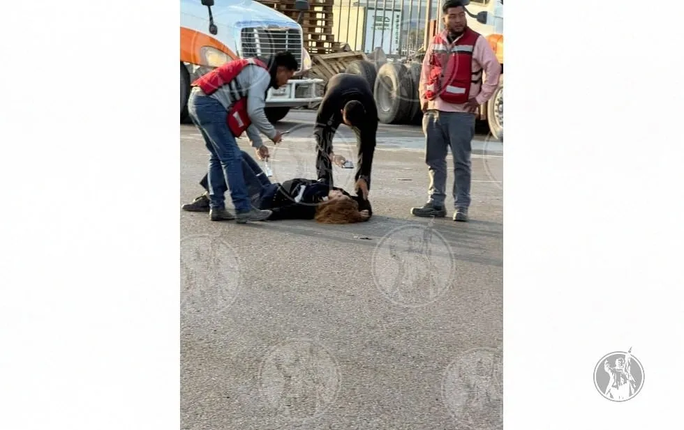 Empleada de maquiladora es arrollada en empresa
