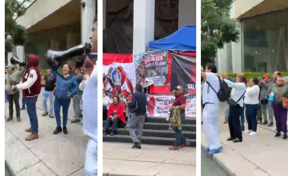 Trabajador disidente reprocha aumento del 8% del IMSS
