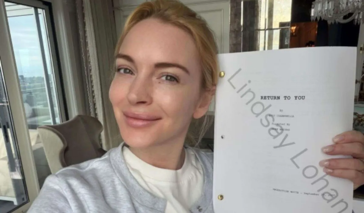 Lindsay Lohan protagonizará y producirá Return to You, su nueva película para Netflix