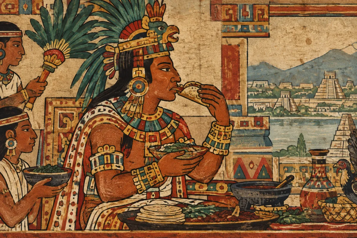 ¿Tacos en tiempos de Moctezuma? Lo que sabemos de su origen histórico