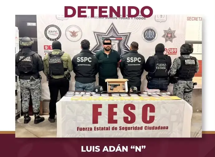 Detienen en Rosarito a hombre señalado por homicidio y crimen organizado