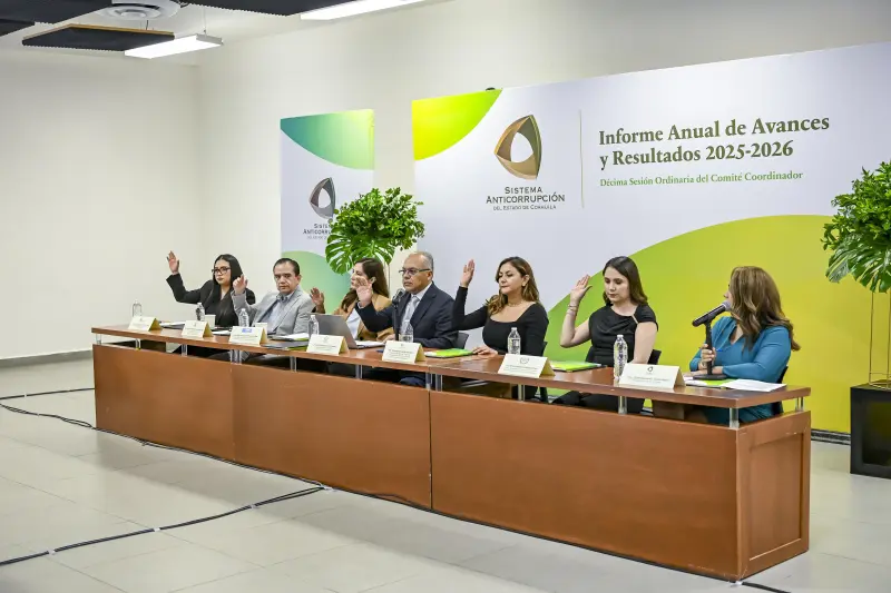 Sistema Anticorrupción de Coahuila presenta informe 2025-2026