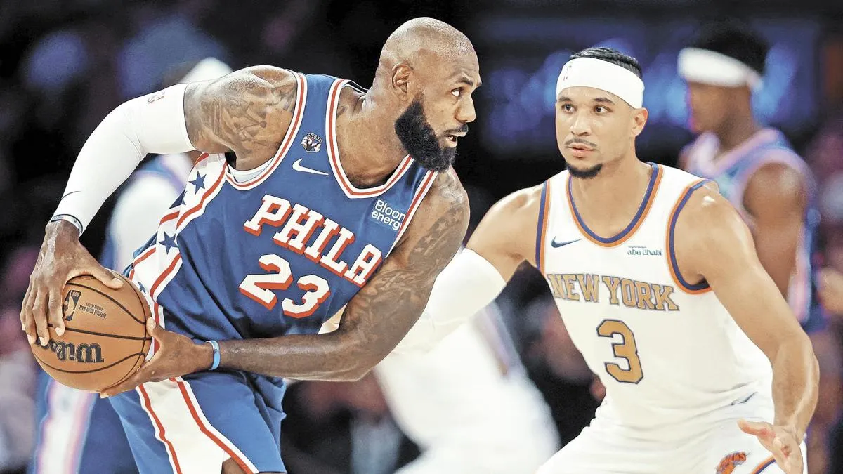 LeBron James debuta con triunfo en Philadelphia 76ers