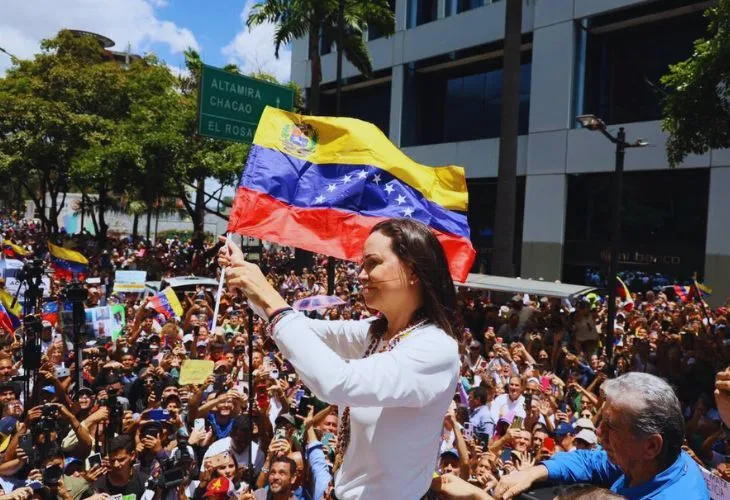María Corina Machado vuelve a Venezuela tras casi diez meses fuera