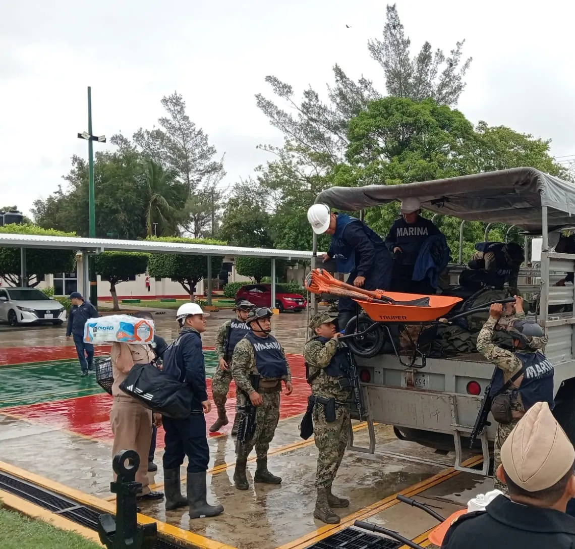 Realiza Marina acciones preventivas en Veracruz por Frente Frío 2