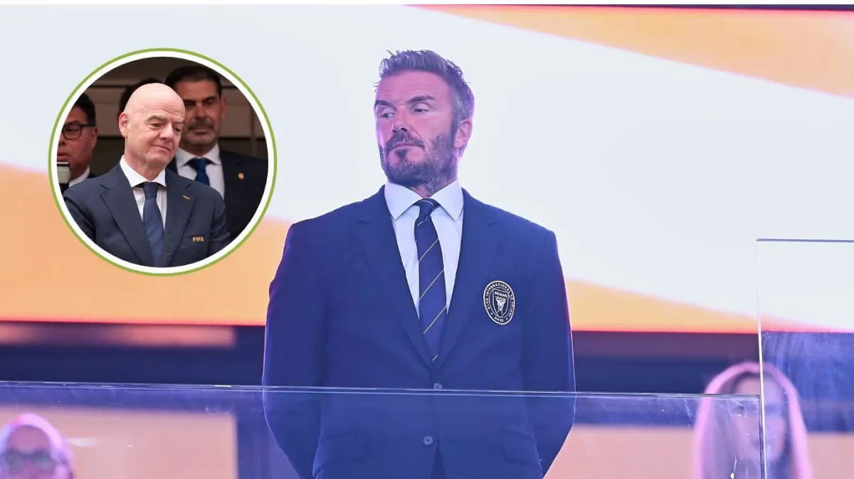 David Beckham vs. Gianni Infantino, el exjugador buscaría competir por la presidencia de la FIFA en 2027