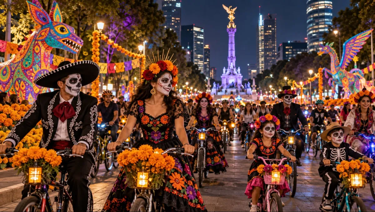 Catrinas sobre ruedas: CDMX celebrará Día de Muertos con paseo ciclista nocturno de 13 kilómetros