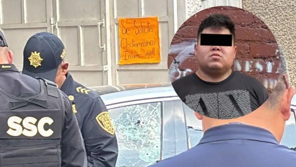 Capturan a implicado en ataque armado contra dos hombres en Azcapotzalco