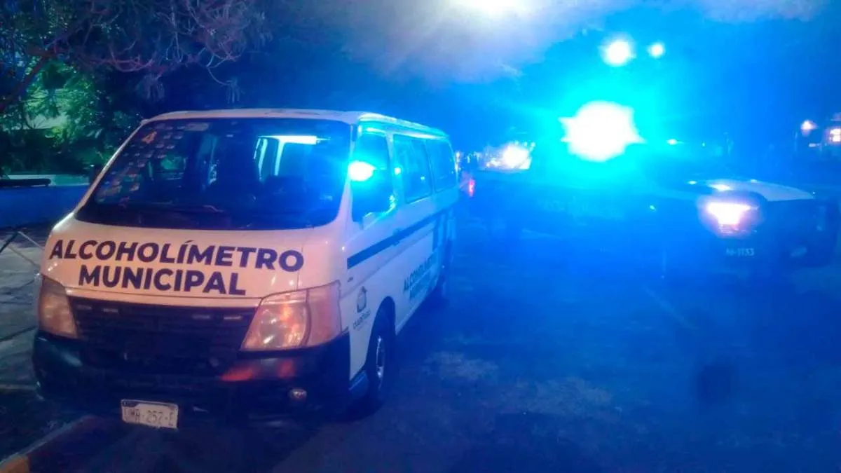 Reporte del operativo de alcoholimetría