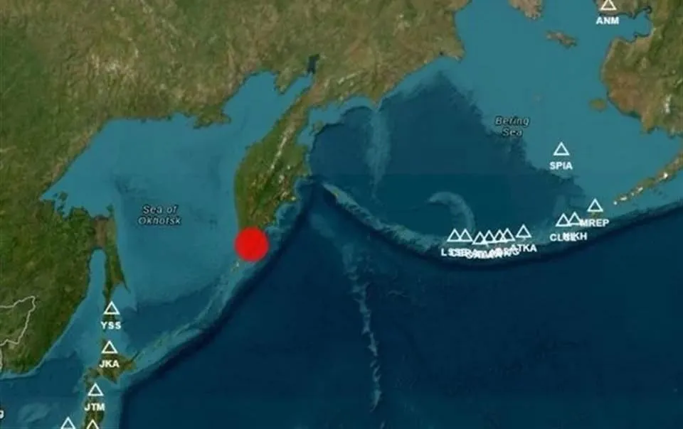 Reportan sismo de 6.9 en Kamchatka, Rusia