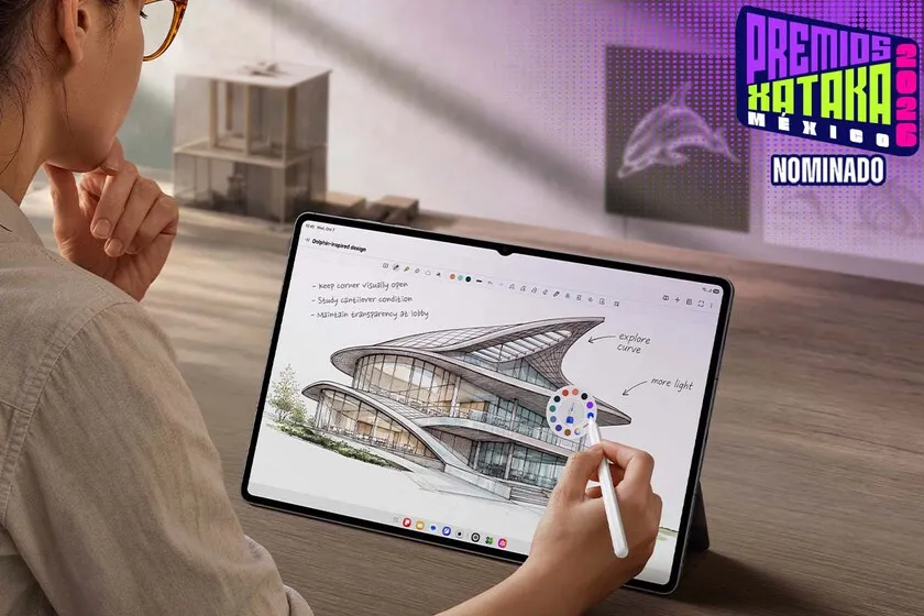 Tablet delgada con enorme pantalla y mucha batería. Puedes expandir la memoria hasta 2 TB