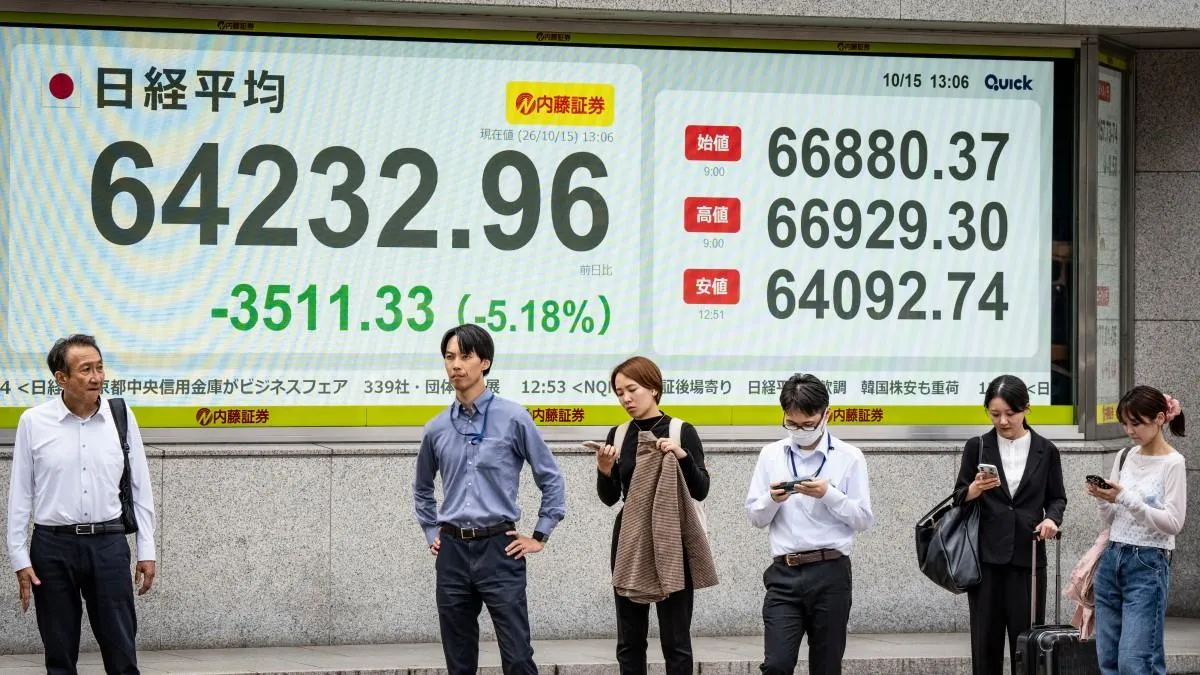 Se desploman hasta 8% las bolsas de Tokio y Seúl tras caídas en Wall Street