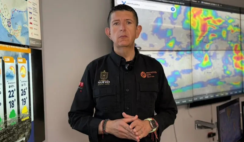 Reporta PCNL saldo blanco tras lluvias e incidentes en Nuevo León