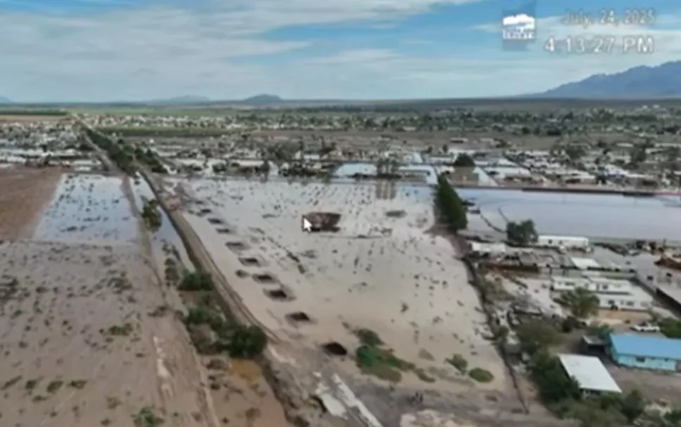 Declaran emergencia en Doña Ana por inundaciones