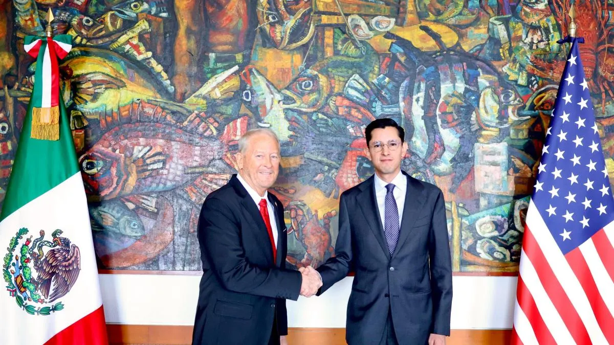 Roberto Velasco y Ronald Johnson revisan temas de la agenda entre México y Estados Unidos