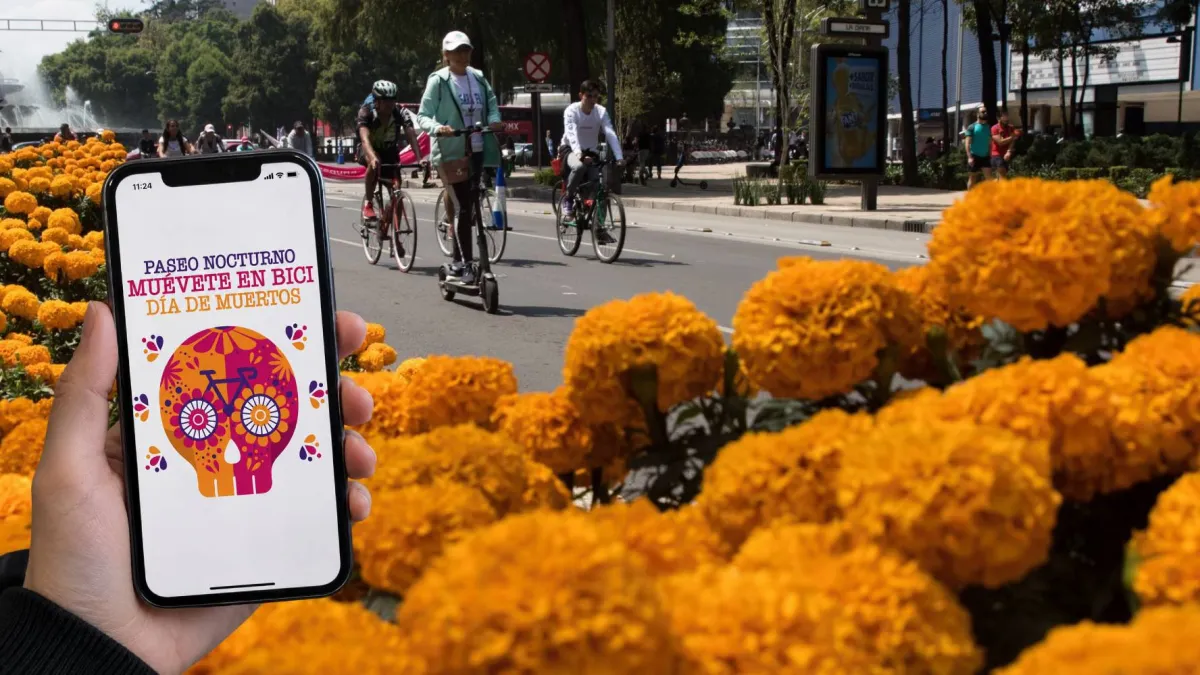 Rodada nocturna ciclista de Día de Muertos en CDMX: Fecha, ruta y todo lo que debes saber