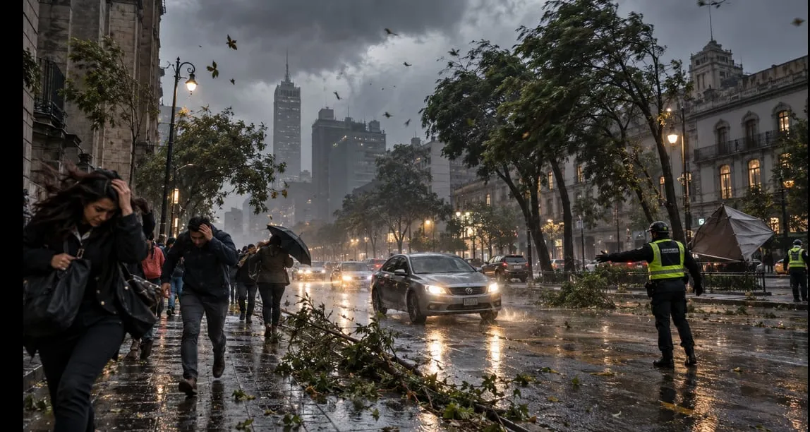 CDMX activa Alerta Amarilla por vientos de hasta 59 km/h en siete alcaldías
