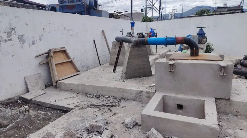 Avanza rehabilitación del pozo Colosio 1 en Ecatepec