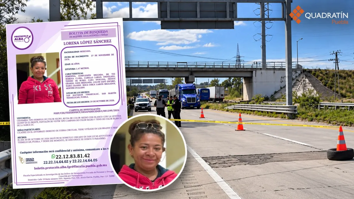 Cuerpo hallado en Arco Norte es de una mujer desaparecida en Texmelucan