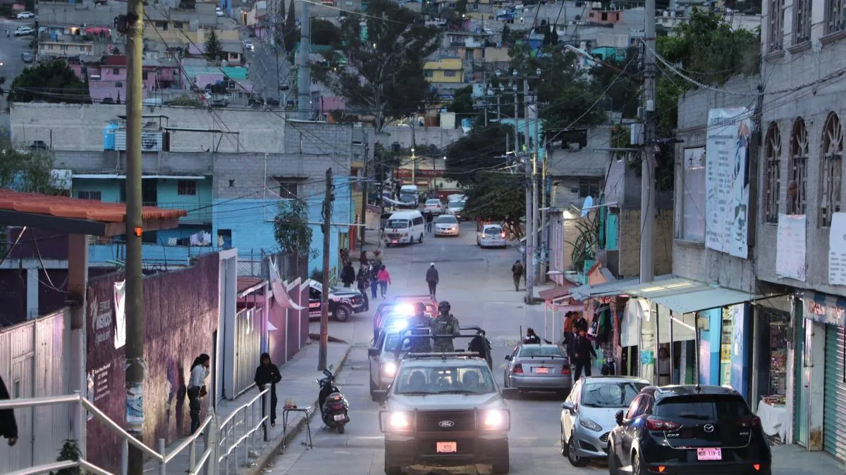 Despliegan operativo contra delitos de alto impacto en Ecatepec