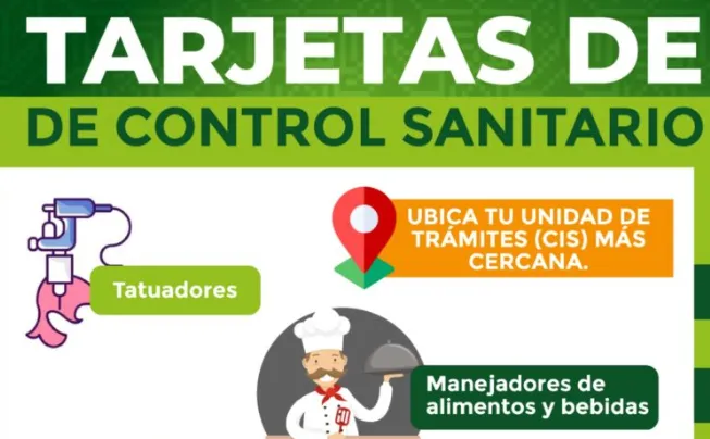 Habilitan trámite digital de tarjeta sanitaria para alimentos en SLP