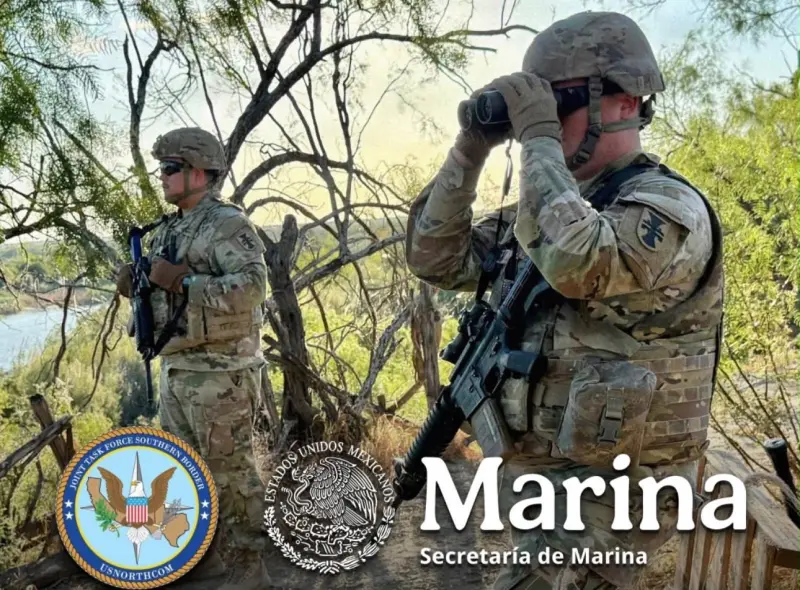 EU despliega 500 militares en frontera con México; Marina activa operación espejo en Tamaulipas