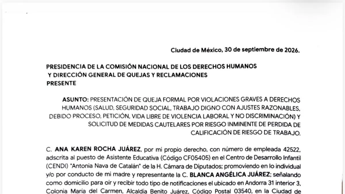 Acusan a jefa del CENDI de San Lázaro por acoso y violencia laboral