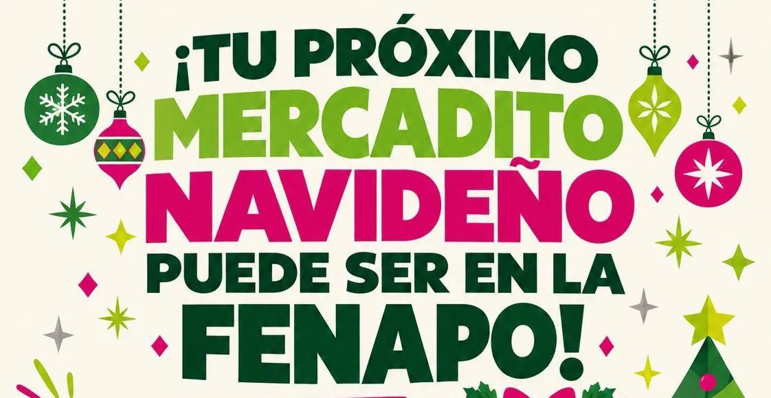 Abre Fenapo espacios para mercaditos navideños de 2026