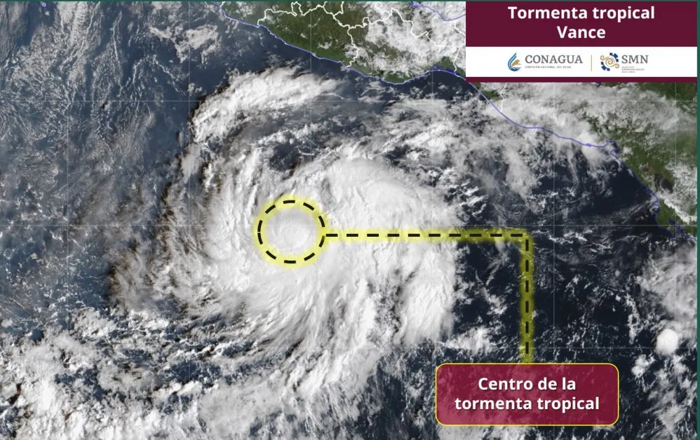 Advierten lluvias en Acapulco y Costa Grande por la tormenta Vance