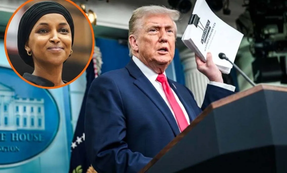 Denuncia Trump a Ilhan Omar por supuesto nombre falso y pide su renuncia  